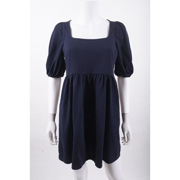 Boden Dresses & Skirts - Boden Womens Square Neck Jersey Dress UK 10P US 6P Navy Blue D0157 NWT